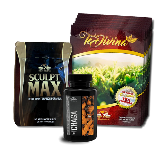 Chaga + Sculpt Max – Apoyo Natural para tu Salud y Figura